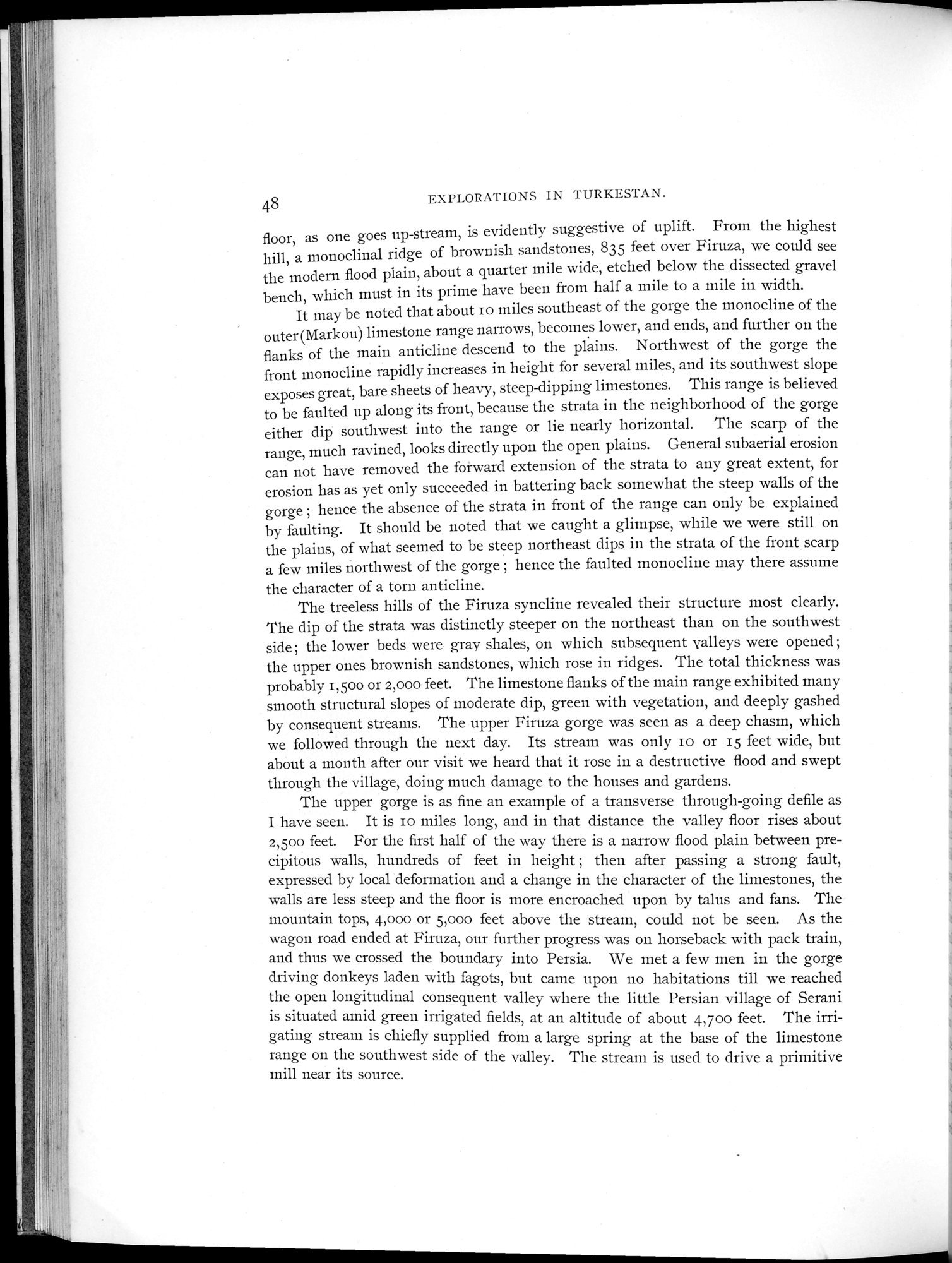 Explorations in Turkestan 1903 : vol.1 / 72 ページ（白黒高解像度画像）