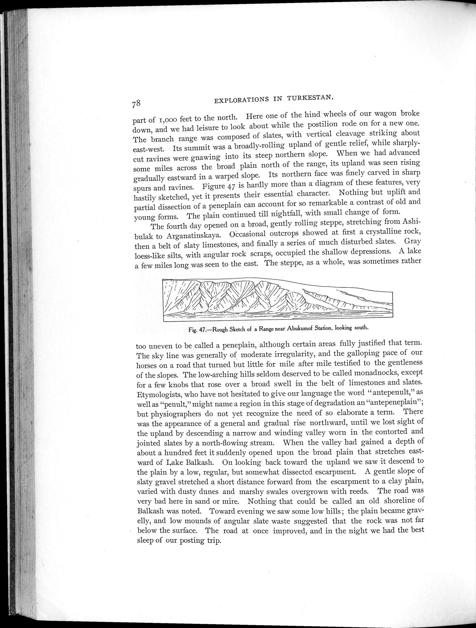 Explorations in Turkestan 1903 : vol.1 / 102 ページ（白黒高解像度画像）
