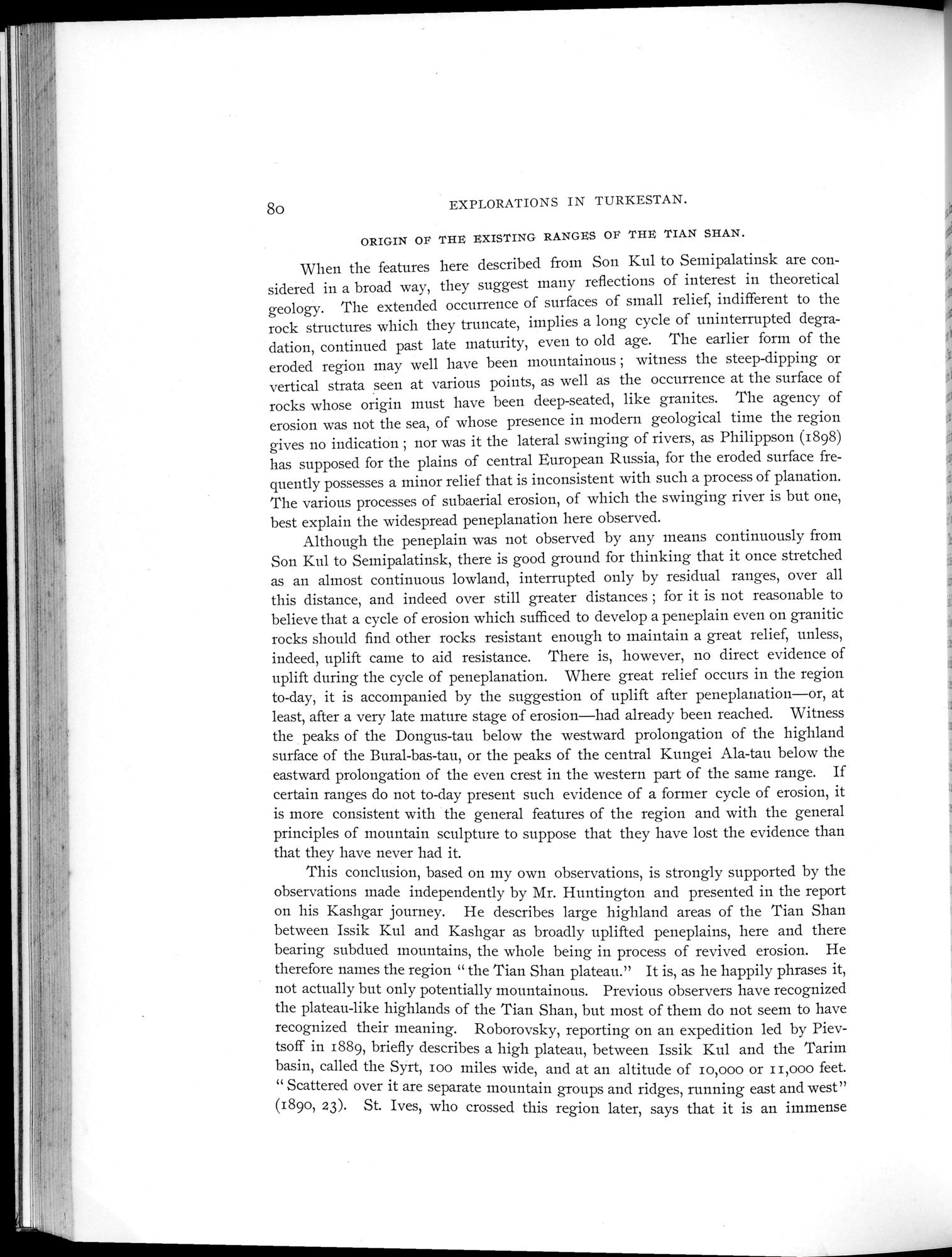 Explorations in Turkestan 1903 : vol.1 / 104 ページ（白黒高解像度画像）