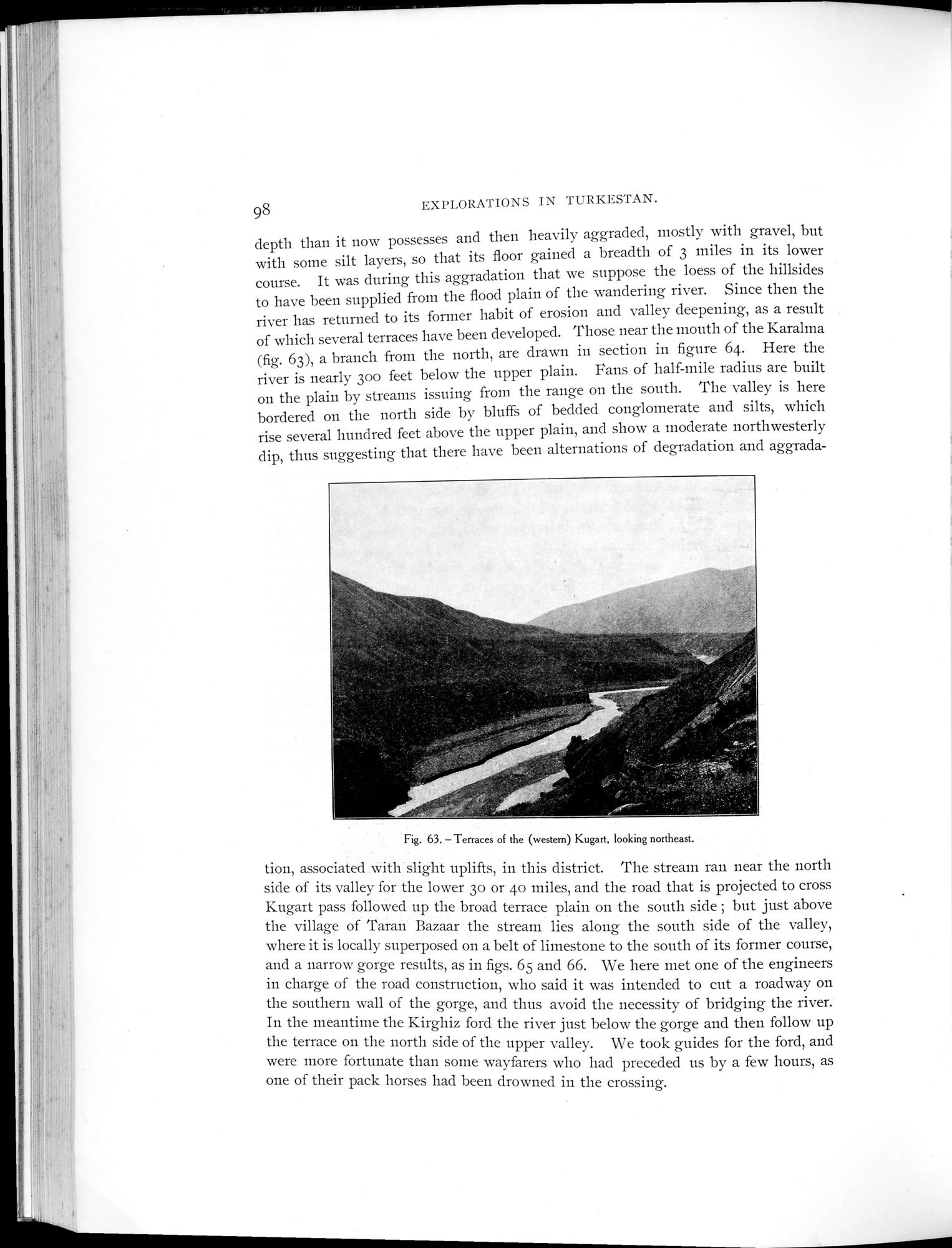 Explorations in Turkestan 1903 : vol.1 / 122 ページ（白黒高解像度画像）