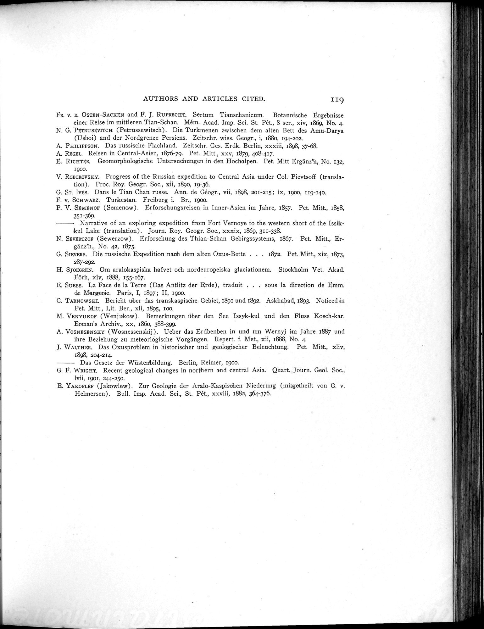 Explorations in Turkestan 1903 : vol.1 / 143 ページ（白黒高解像度画像）