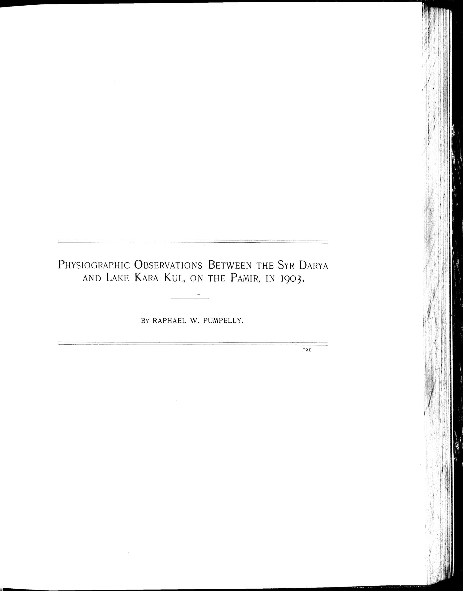 Explorations in Turkestan 1903 : vol.1 / 145 ページ（白黒高解像度画像）