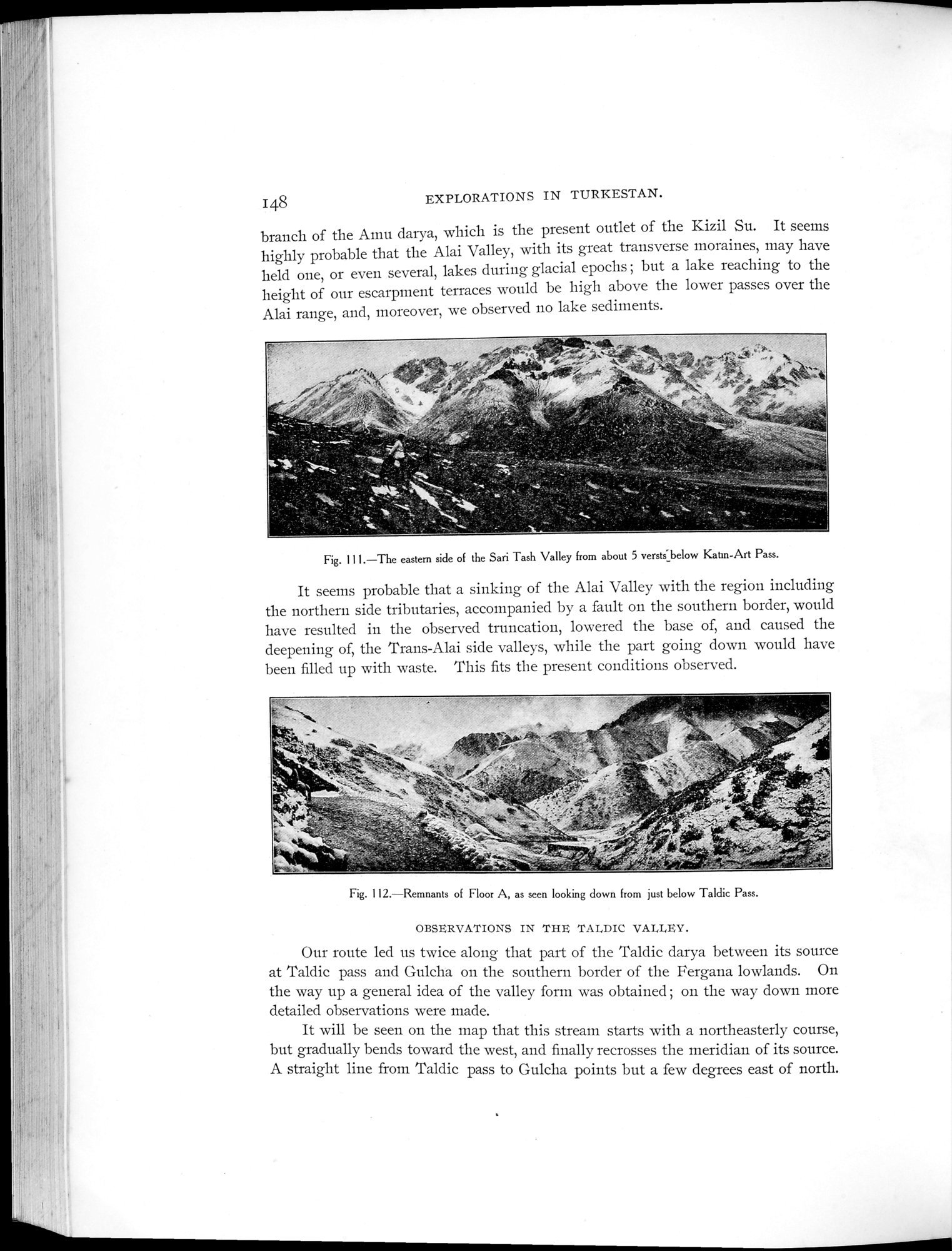 Explorations in Turkestan 1903 : vol.1 / 174 ページ（白黒高解像度画像）