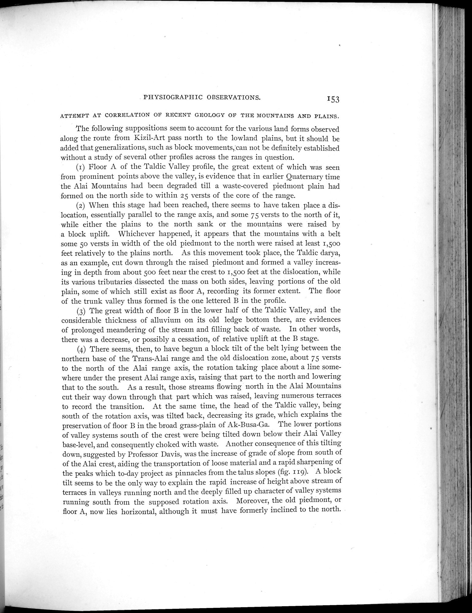 Explorations in Turkestan 1903 : vol.1 / 181 ページ（白黒高解像度画像）
