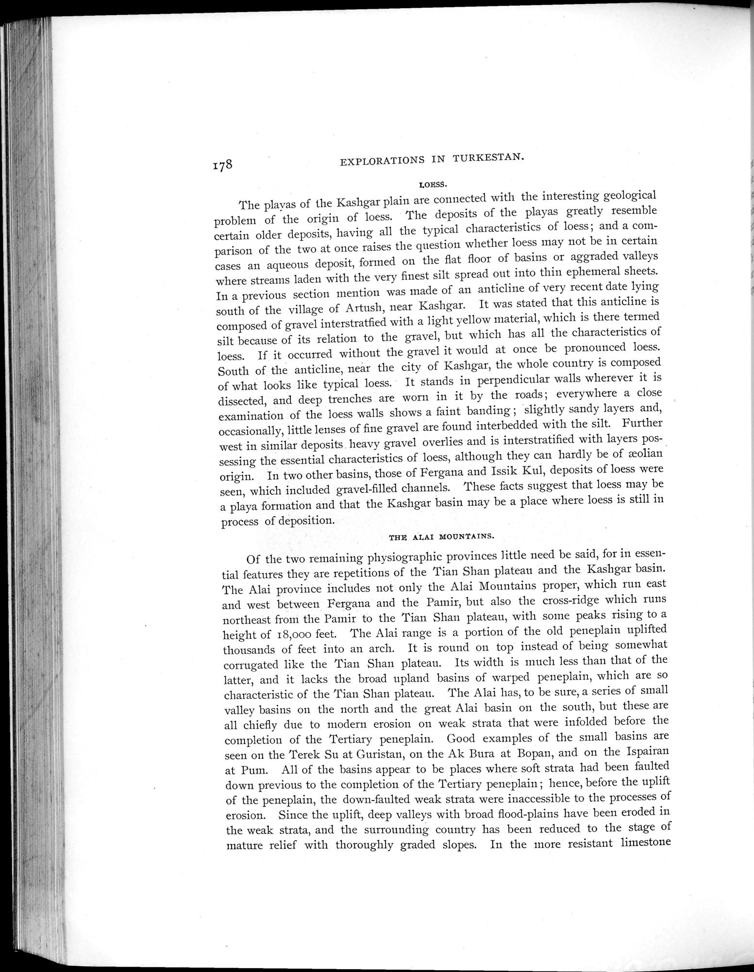 Explorations in Turkestan 1903 : vol.1 / 208 ページ（白黒高解像度画像）