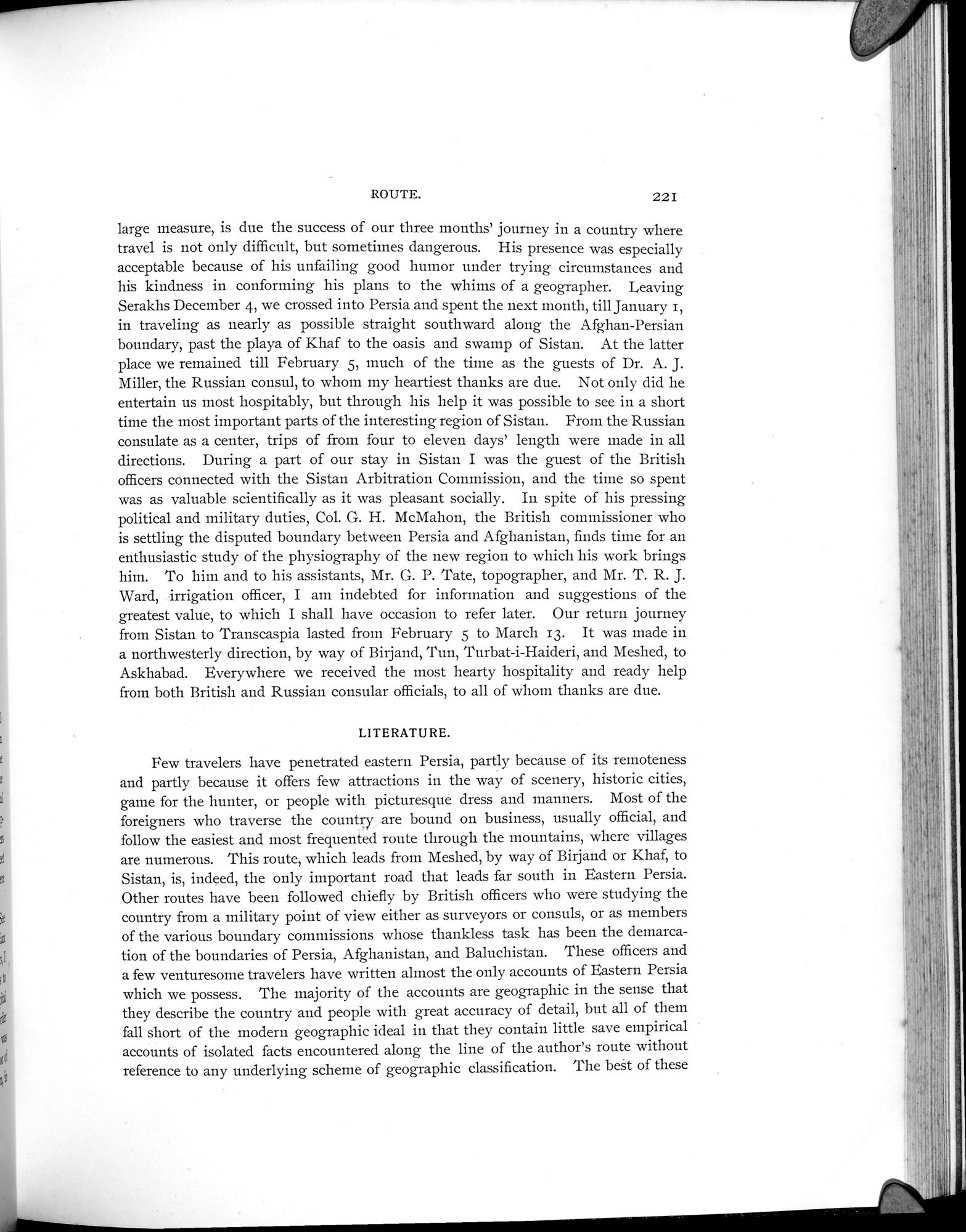 Explorations in Turkestan 1903 : vol.1 / 253 ページ（白黒高解像度画像）