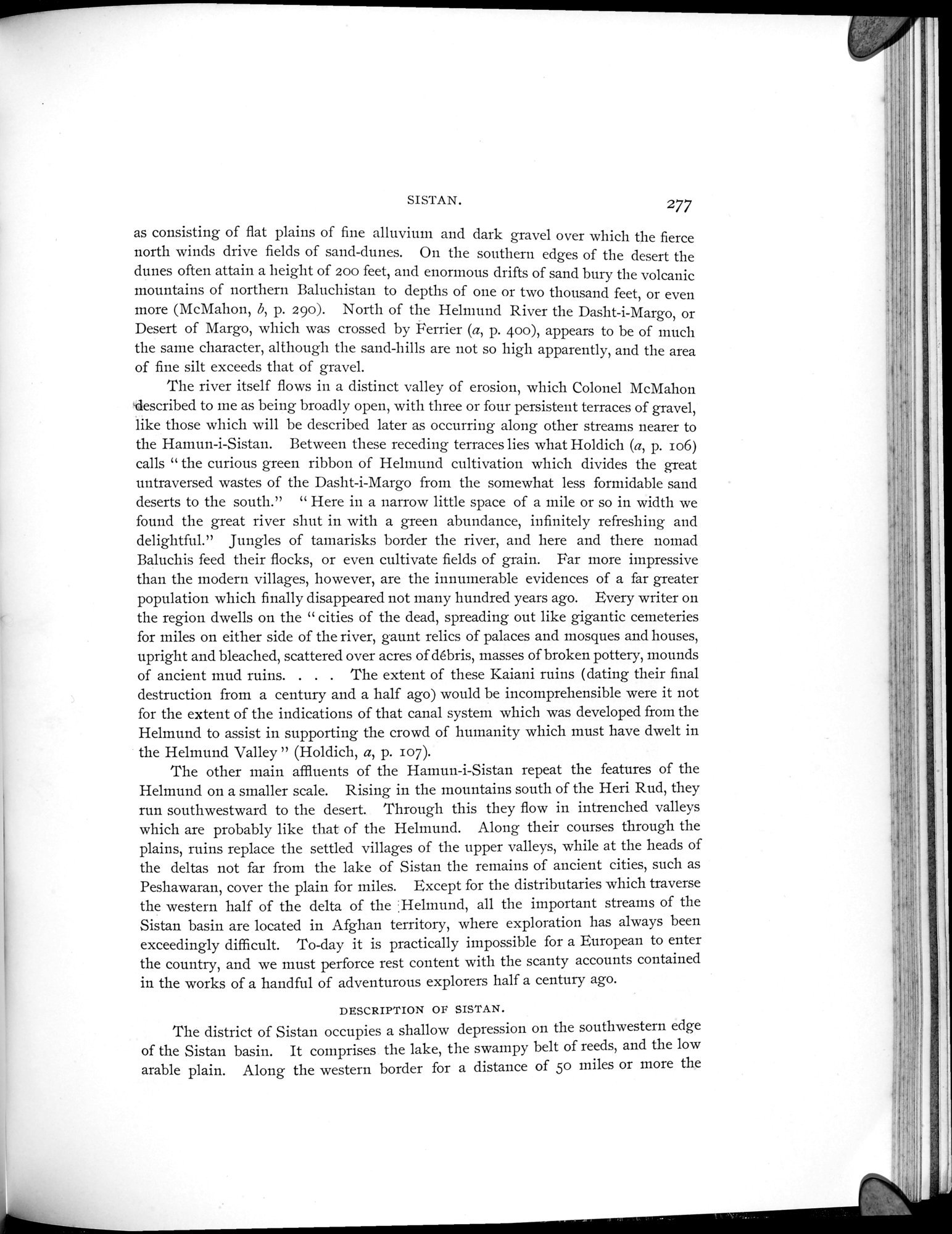 Explorations in Turkestan 1903 : vol.1 / 309 ページ（白黒高解像度画像）