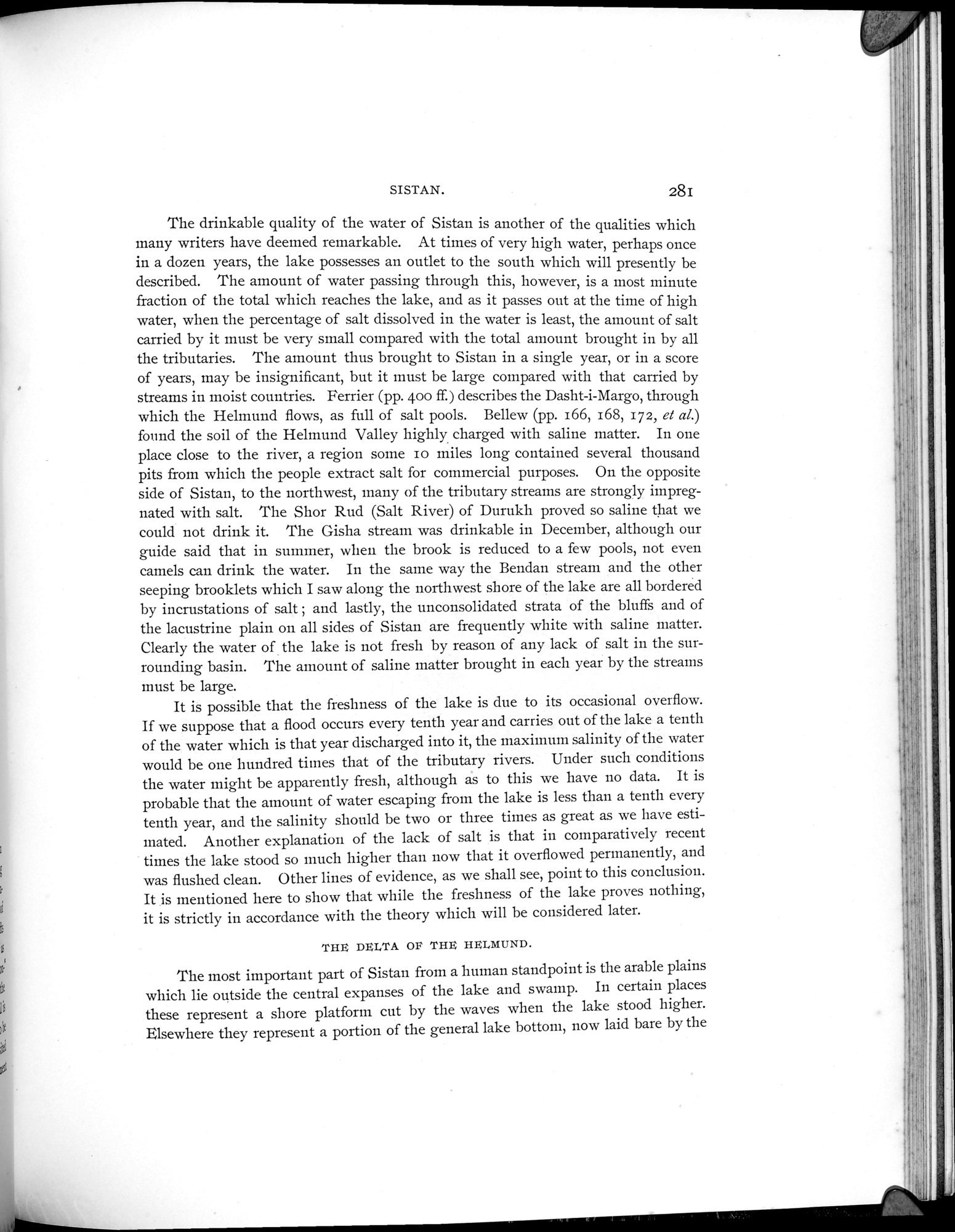 Explorations in Turkestan 1903 : vol.1 / 313 ページ（白黒高解像度画像）