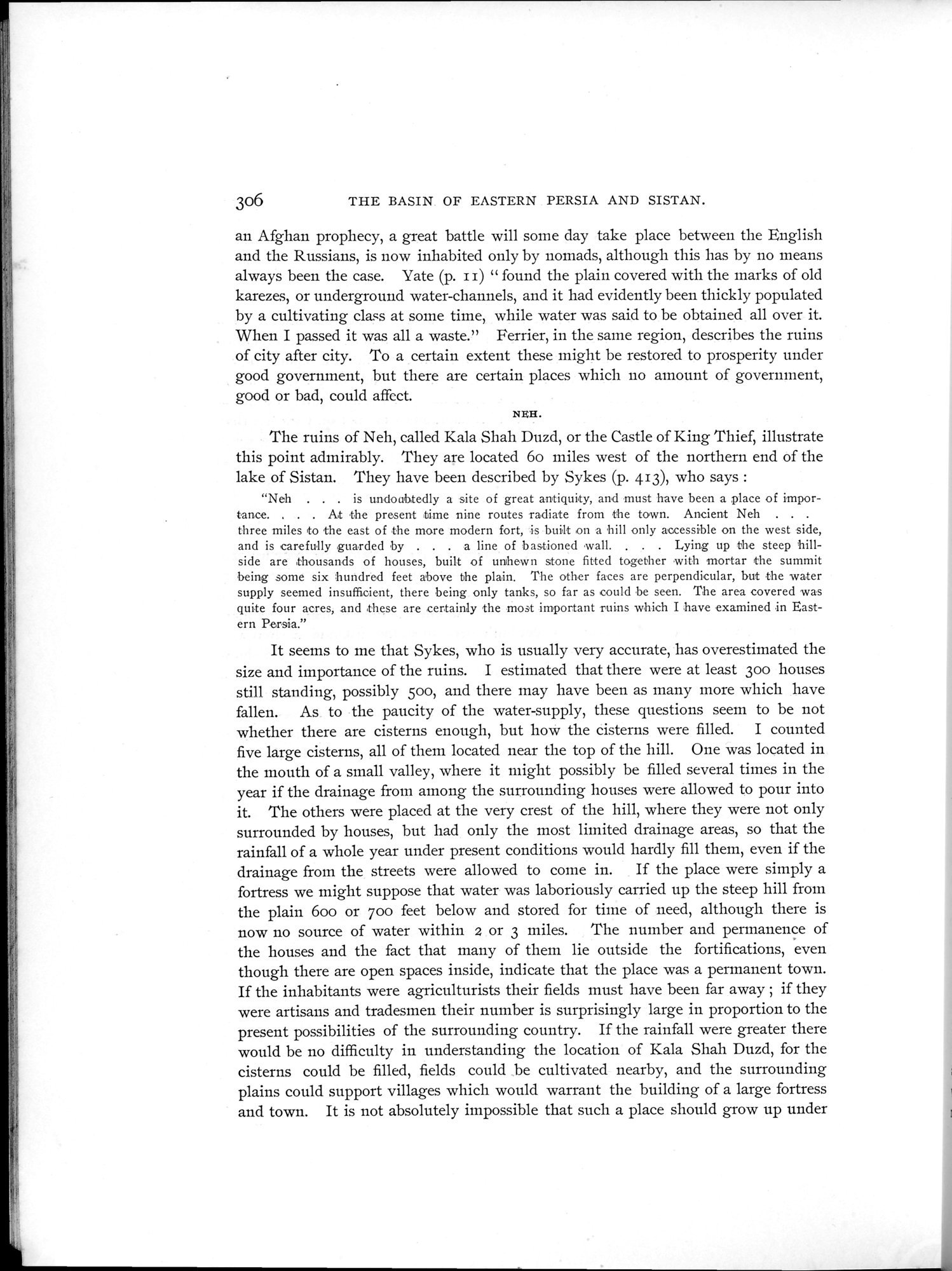 Explorations in Turkestan 1903 : vol.1 / 342 ページ（白黒高解像度画像）