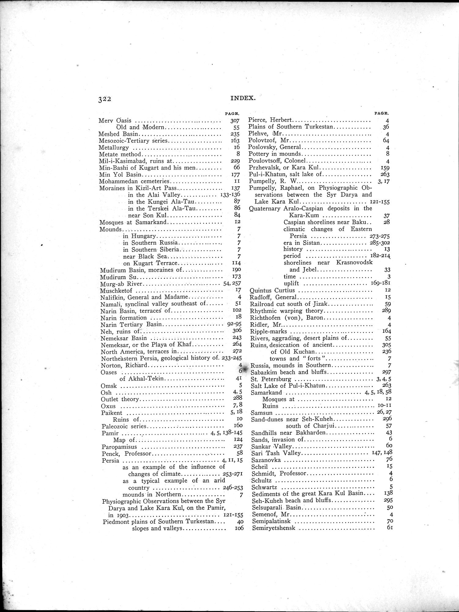 Explorations in Turkestan 1903 : vol.1 / 358 ページ（白黒高解像度画像）
