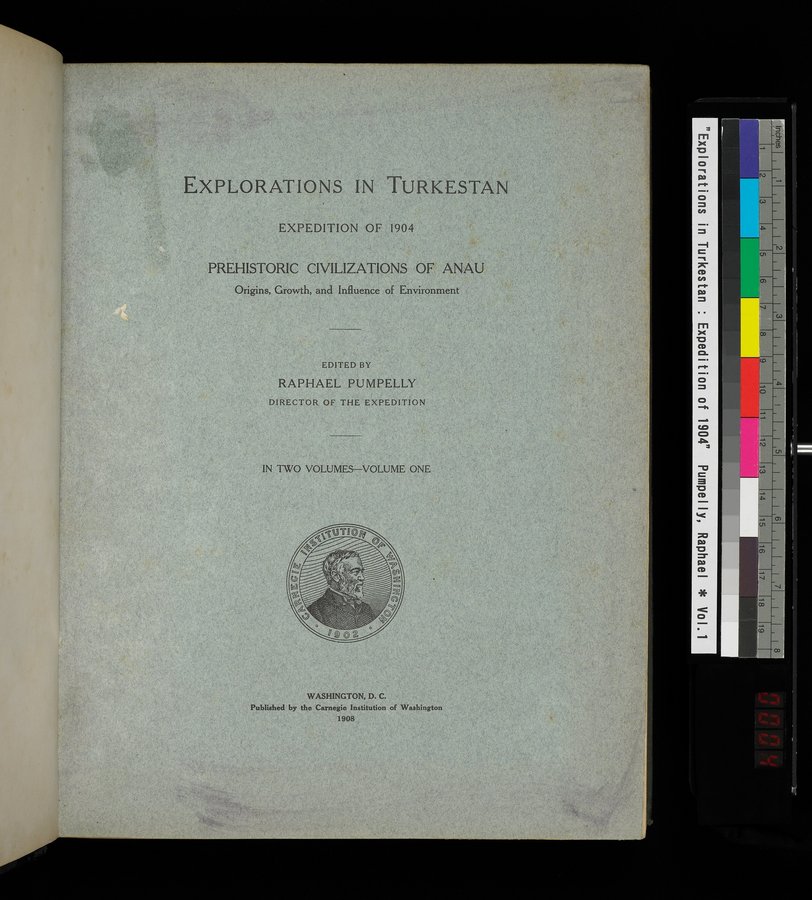 Explorations in Turkestan : Expedition of 1904 : vol.1 / 7 ページ（カラー画像）