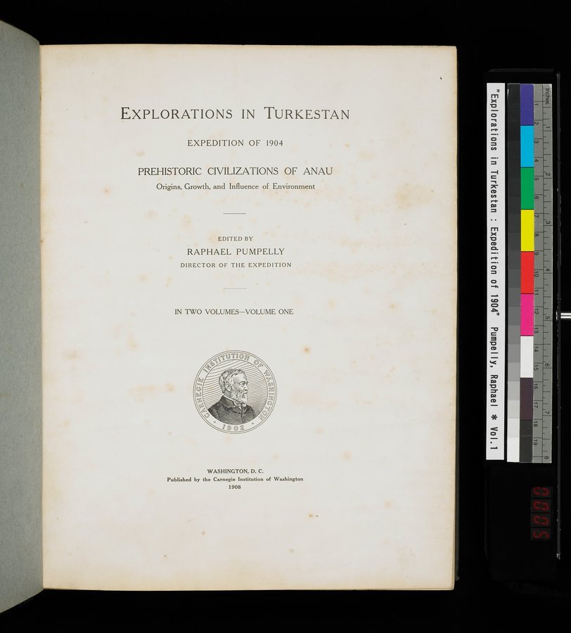 Explorations in Turkestan : Expedition of 1904 : vol.1 / 9 ページ（カラー画像）
