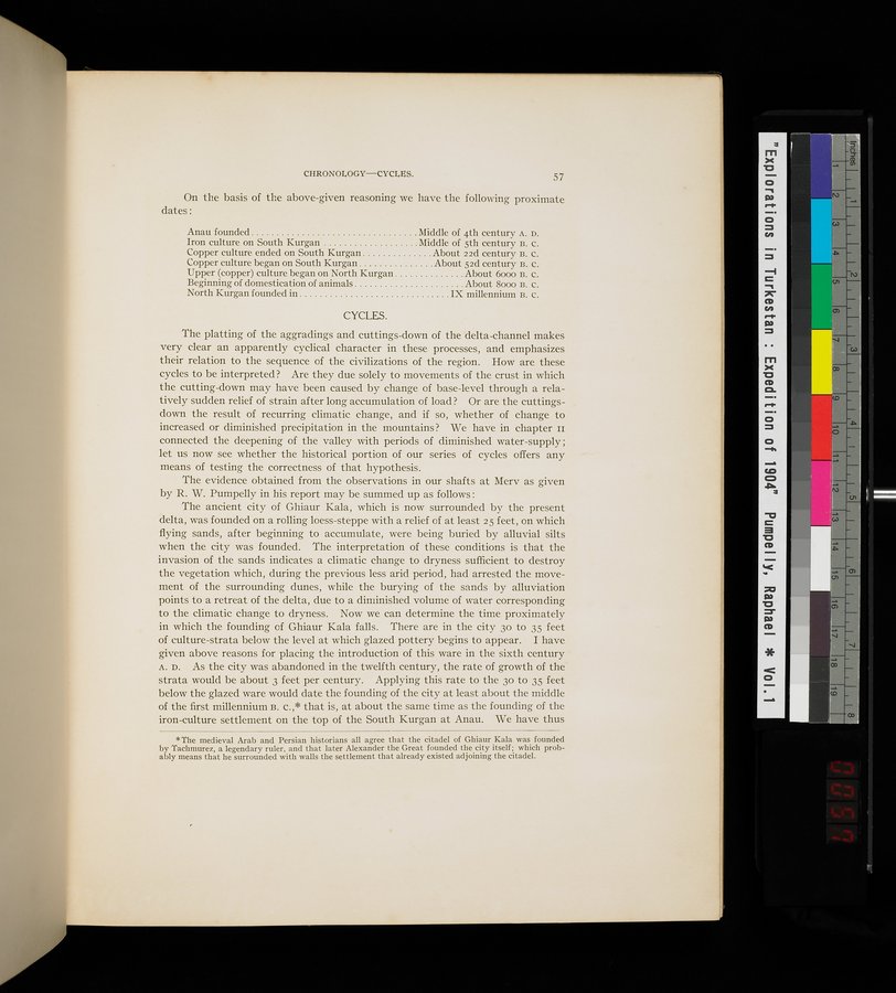 Explorations in Turkestan : Expedition of 1904 : vol.1 / 113 ページ（カラー画像）
