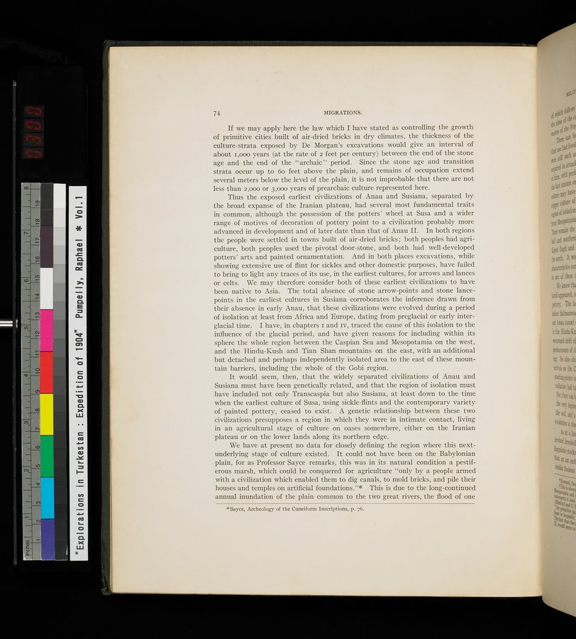 Explorations in Turkestan : Expedition of 1904 : vol.1 / 130 ページ（カラー画像）