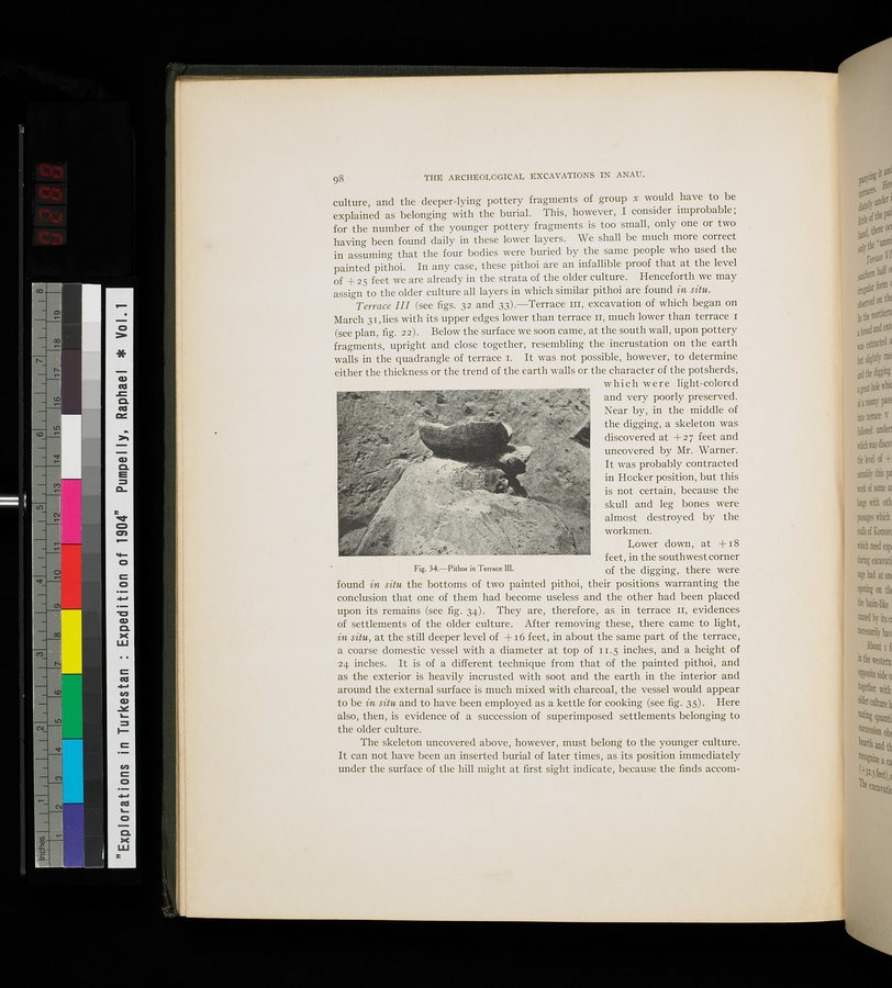Explorations in Turkestan : Expedition of 1904 : vol.1 / 156 ページ（カラー画像）