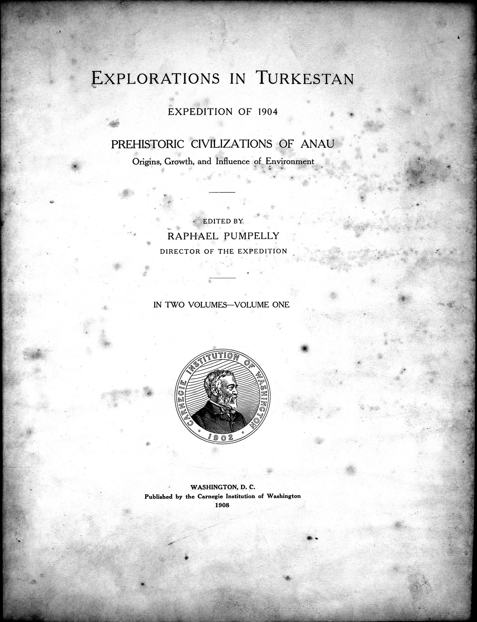 Explorations in Turkestan : Expedition of 1904 : vol.1 / 9 ページ（白黒高解像度画像）