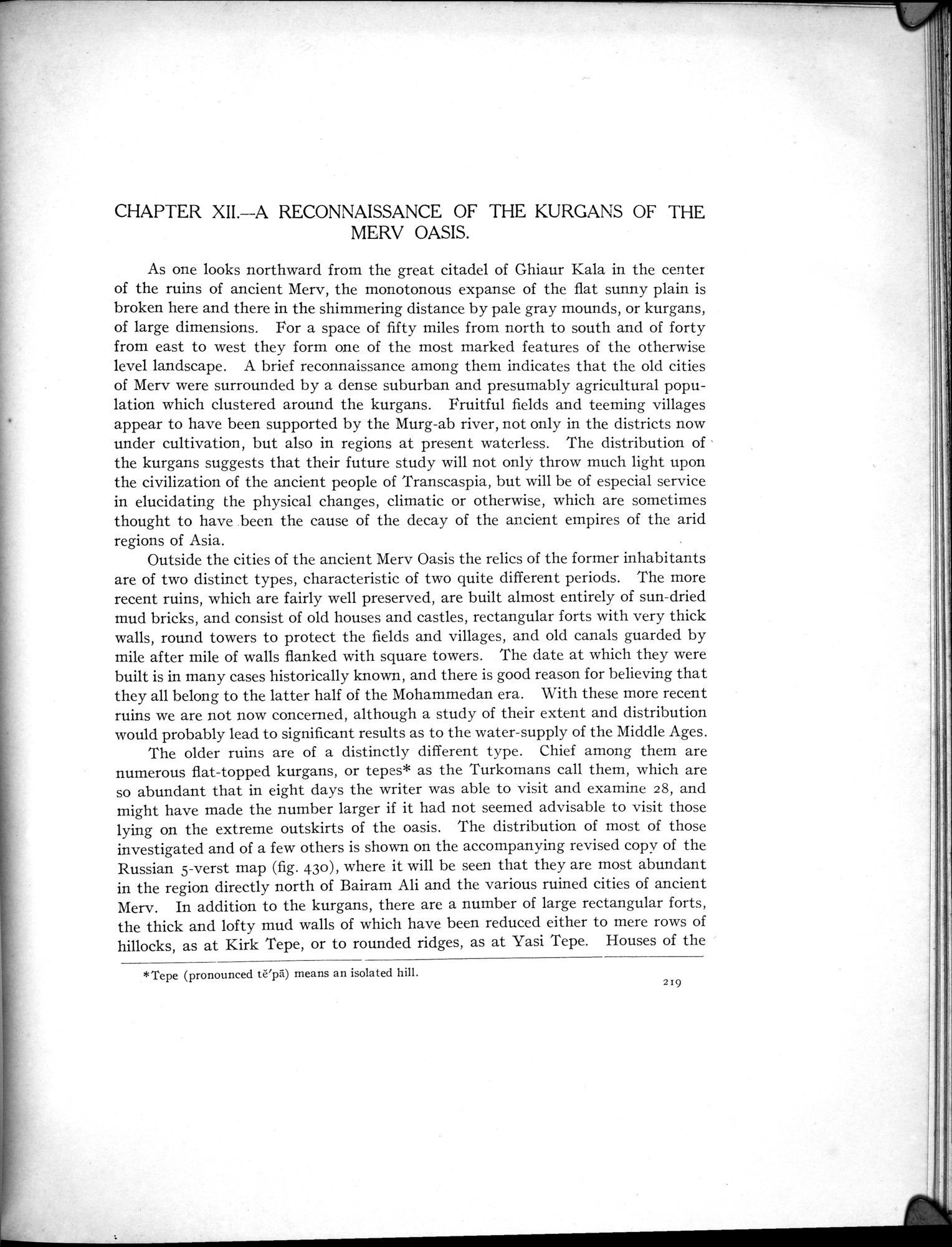 Explorations in Turkestan : Expedition of 1904 : vol.1 / 375 ページ（白黒高解像度画像）
