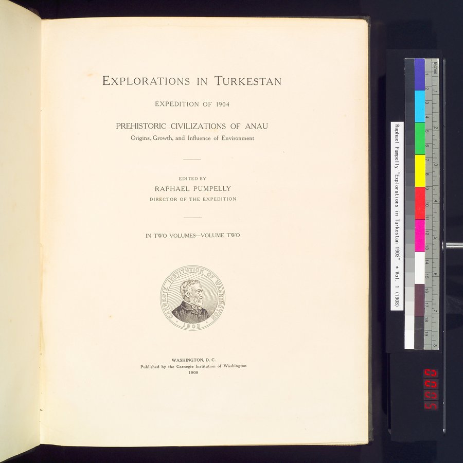 Explorations in Turkestan : Expedition of 1904 : vol.2 / 9 ページ（カラー画像）