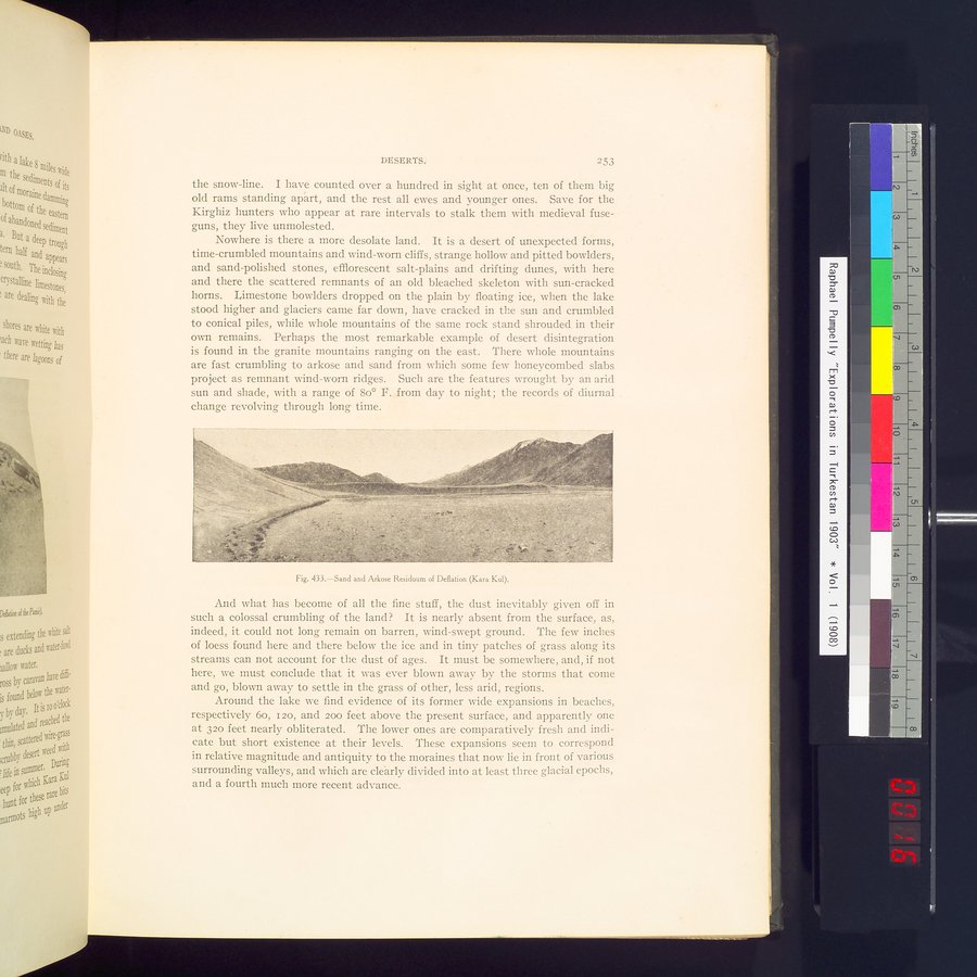 Explorations in Turkestan : Expedition of 1904 : vol.2 / 33 ページ（カラー画像）