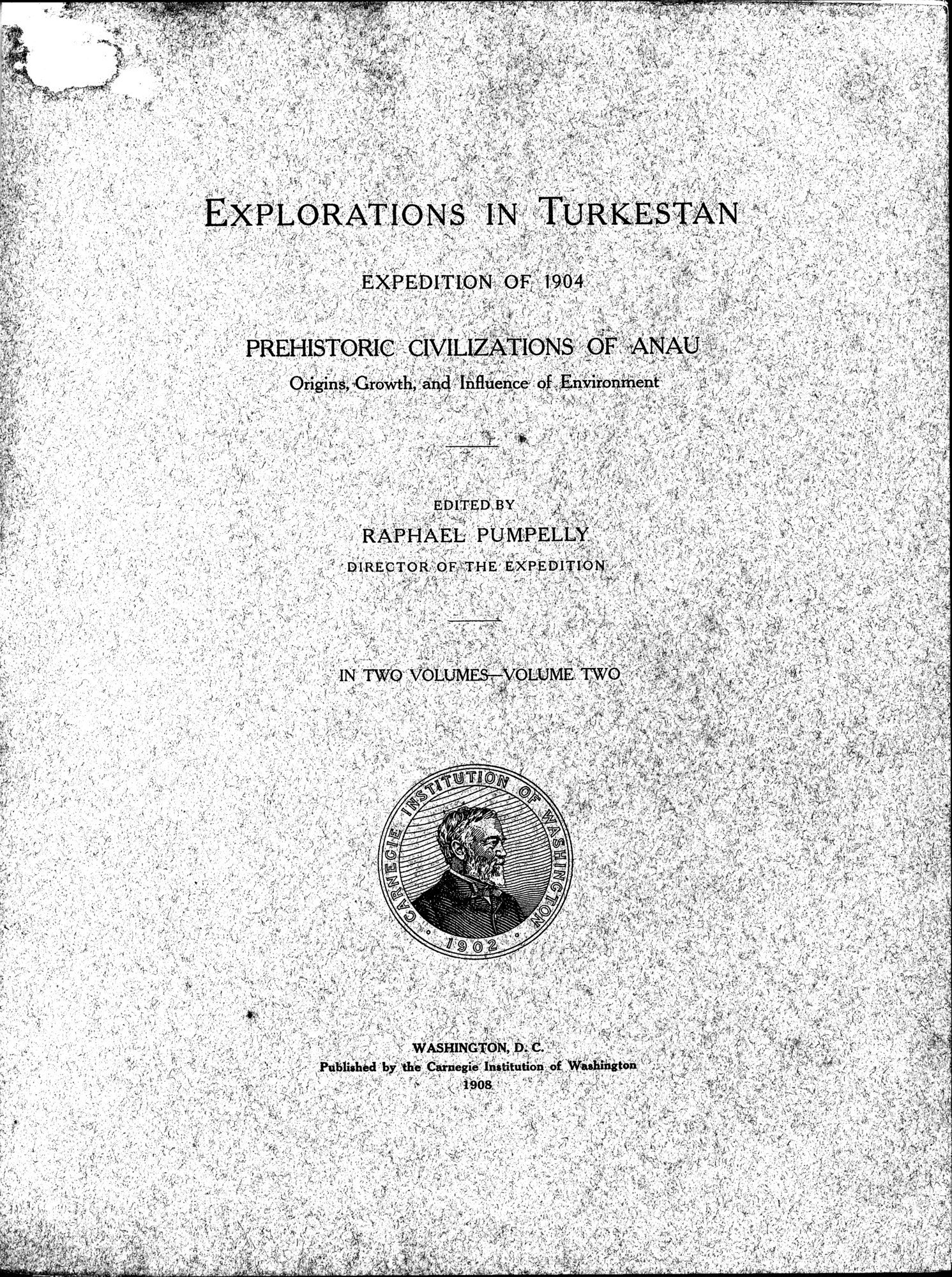 Explorations in Turkestan : Expedition of 1904 : vol.2 / Page 5 (Grayscale High Resolution Image)