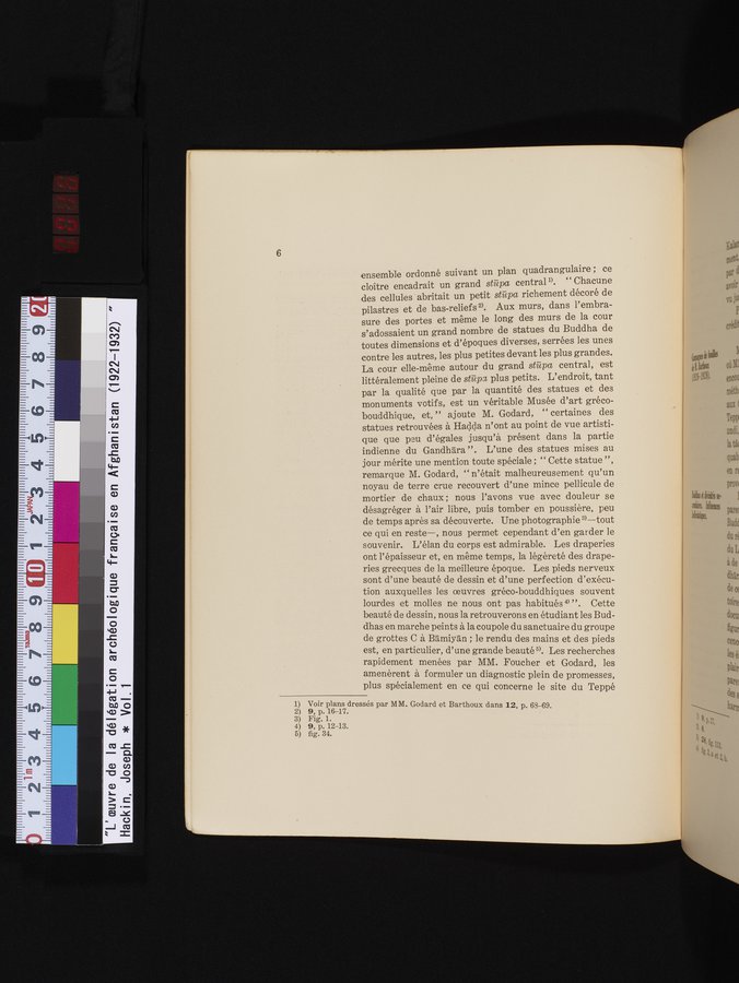 L'Œuvre de la Délégation Archéologique Française en Afghanistan (1922-1932) : vol.1 / 16 ページ（カラー画像）