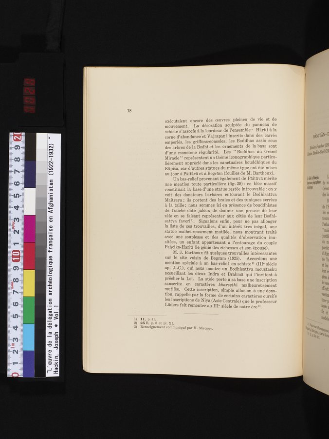 L'Œuvre de la Délégation Archéologique Française en Afghanistan (1922-1932) : vol.1 / Page 28 (Color Image)