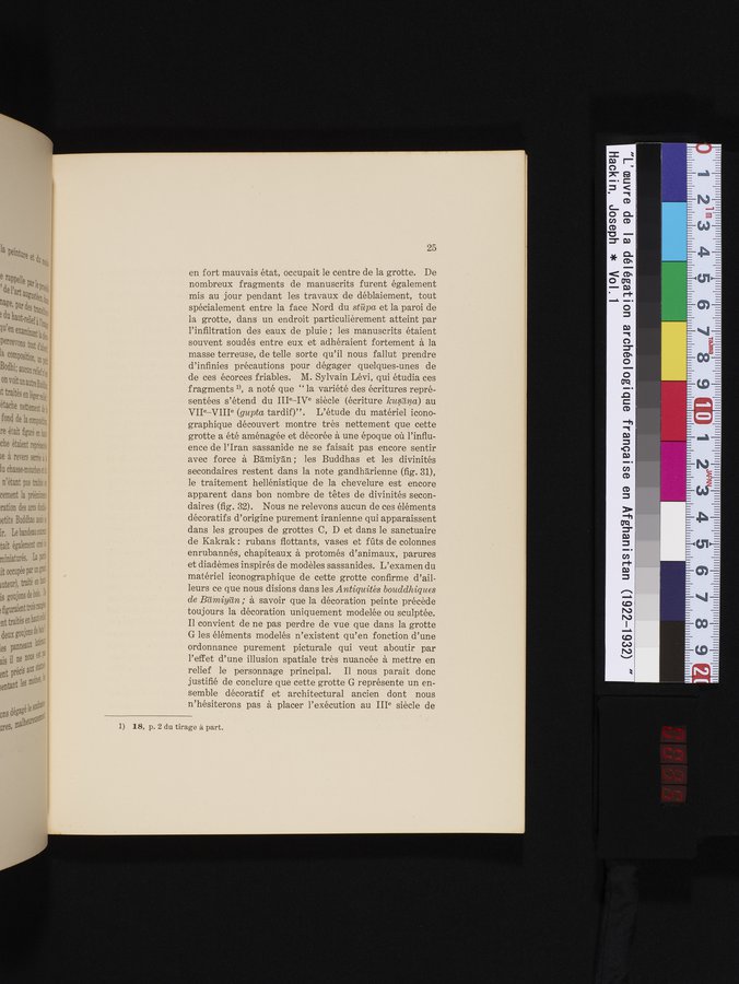 L'Œuvre de la Délégation Archéologique Française en Afghanistan (1922-1932) : vol.1 / Page 35 (Color Image)