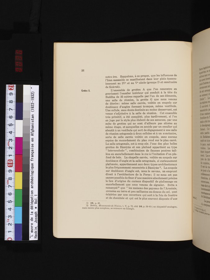 L'Œuvre de la Délégation Archéologique Française en Afghanistan (1922-1932) : vol.1 / 36 ページ（カラー画像）