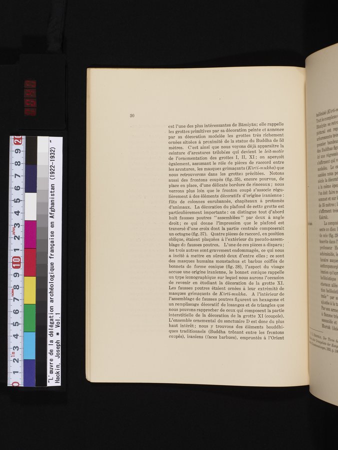 L'Œuvre de la Délégation Archéologique Française en Afghanistan (1922-1932) : vol.1 / 40 ページ（カラー画像）