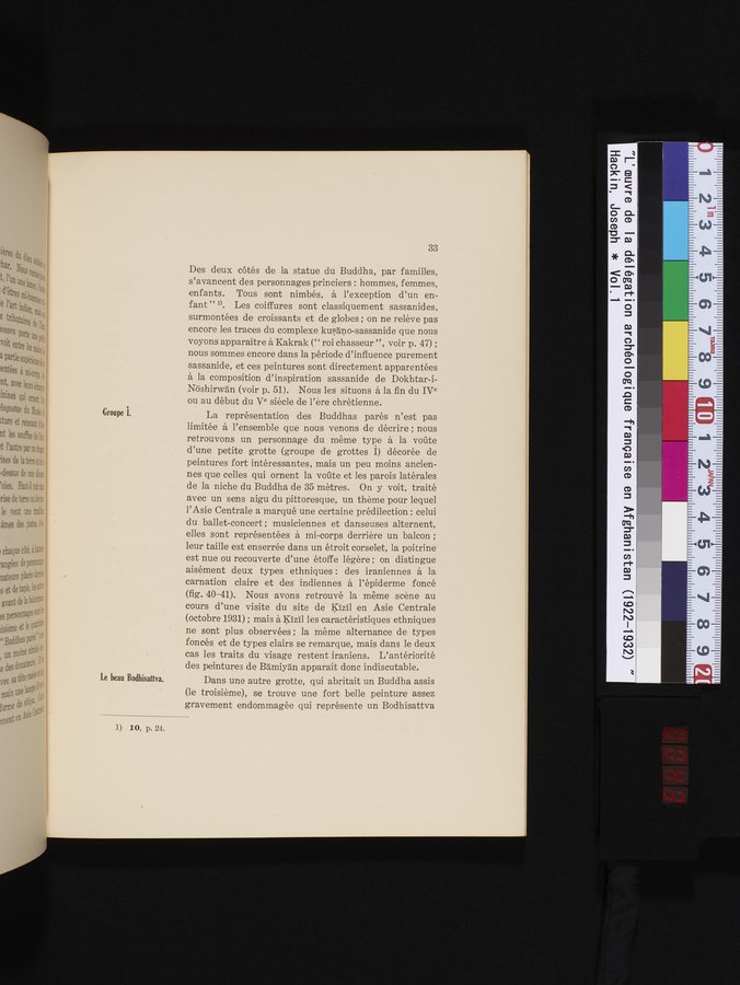 L'Œuvre de la Délégation Archéologique Française en Afghanistan (1922-1932) : vol.1 / 43 ページ（カラー画像）