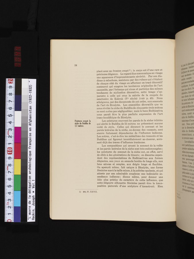 L'Œuvre de la Délégation Archéologique Française en Afghanistan (1922-1932) : vol.1 / 44 ページ（カラー画像）