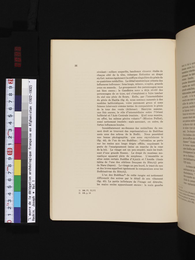 L'Œuvre de la Délégation Archéologique Française en Afghanistan (1922-1932) : vol.1 / 46 ページ（カラー画像）