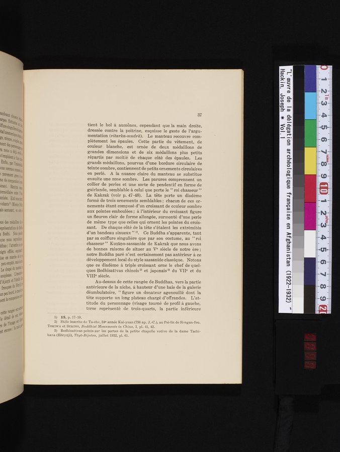 L'Œuvre de la Délégation Archéologique Française en Afghanistan (1922-1932) : vol.1 / 47 ページ（カラー画像）