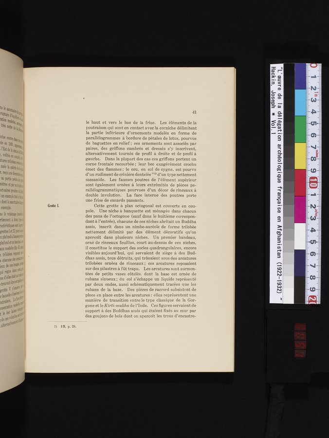 L'Œuvre de la Délégation Archéologique Française en Afghanistan (1922-1932) : vol.1 / Page 51 (Color Image)