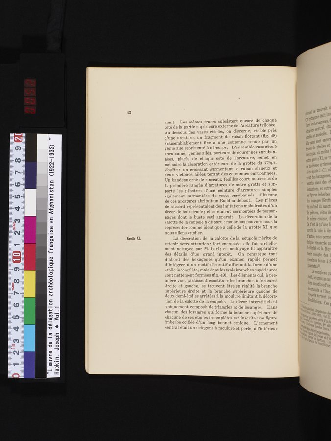 L'Œuvre de la Délégation Archéologique Française en Afghanistan (1922-1932) : vol.1 / 52 ページ（カラー画像）