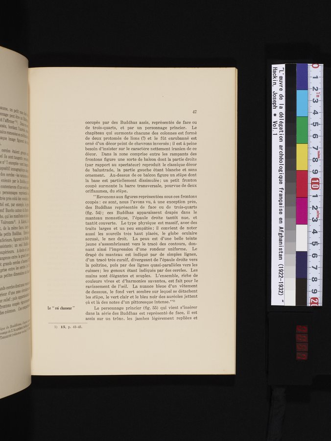 L'Œuvre de la Délégation Archéologique Française en Afghanistan (1922-1932) : vol.1 / 57 ページ（カラー画像）