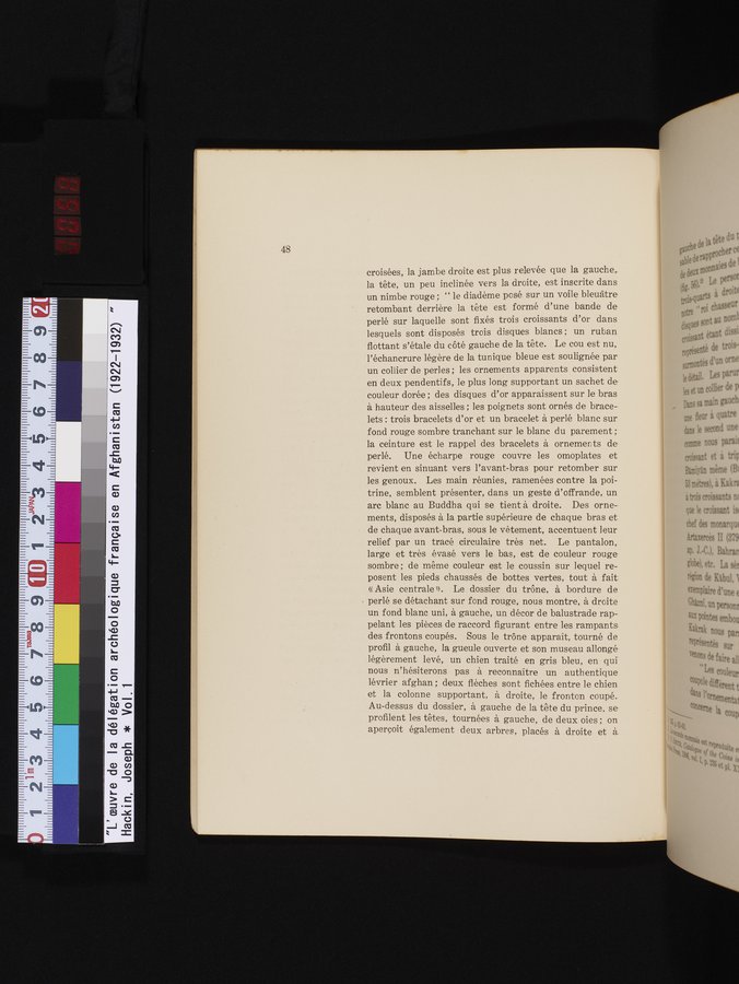 L'Œuvre de la Délégation Archéologique Française en Afghanistan (1922-1932) : vol.1 / Page 58 (Color Image)