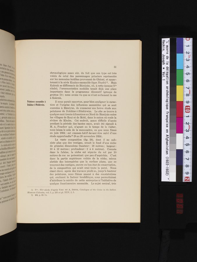 L'Œuvre de la Délégation Archéologique Française en Afghanistan (1922-1932) : vol.1 / Page 61 (Color Image)