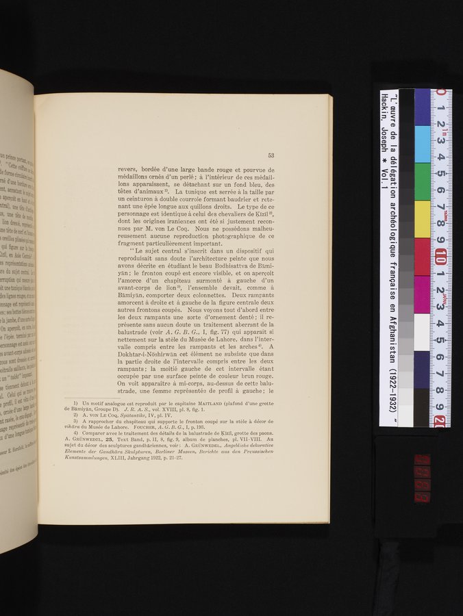 L'Œuvre de la Délégation Archéologique Française en Afghanistan (1922-1932) : vol.1 / Page 63 (Color Image)