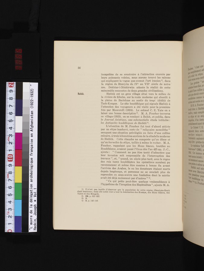 L'Œuvre de la Délégation Archéologique Française en Afghanistan (1922-1932) : vol.1 / 66 ページ（カラー画像）