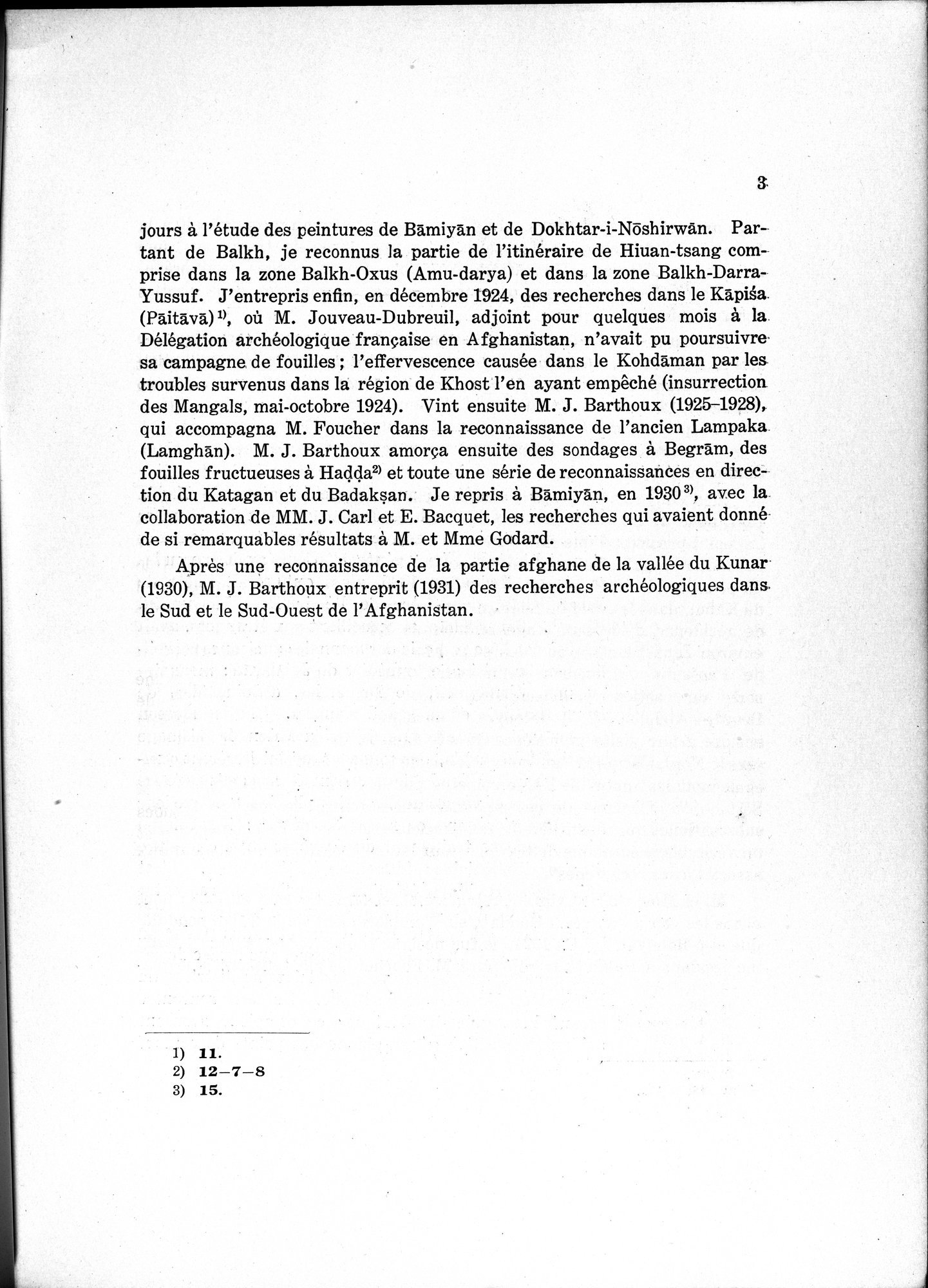 L'Œuvre de la Délégation Archéologique Française en Afghanistan (1922-1932) : vol.1 / 13 ページ（白黒高解像度画像）