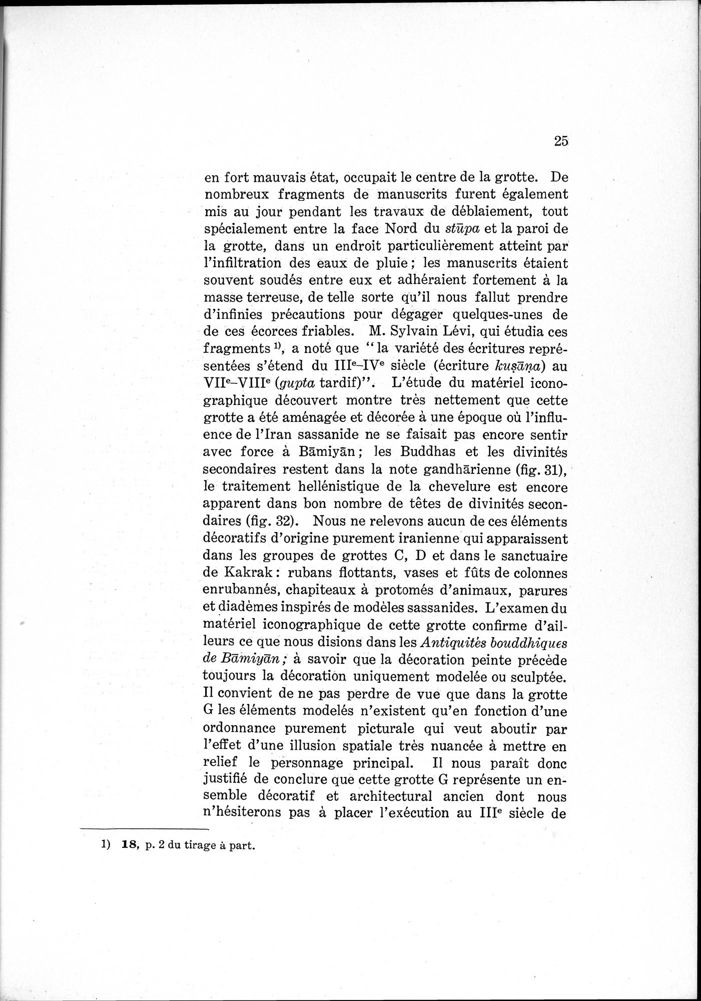 L'Œuvre de la Délégation Archéologique Française en Afghanistan (1922-1932) : vol.1 / 35 ページ（白黒高解像度画像）