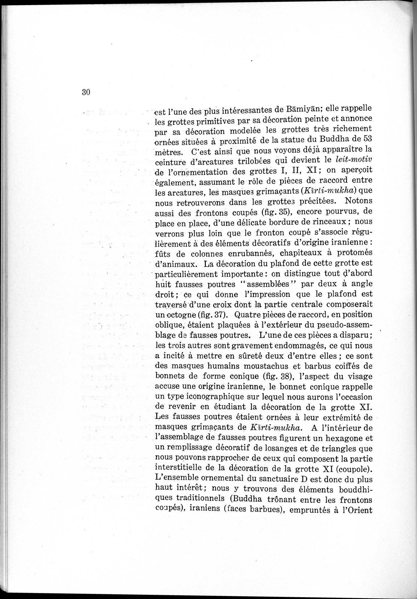 L'Œuvre de la Délégation Archéologique Française en Afghanistan (1922-1932) : vol.1 / 40 ページ（白黒高解像度画像）