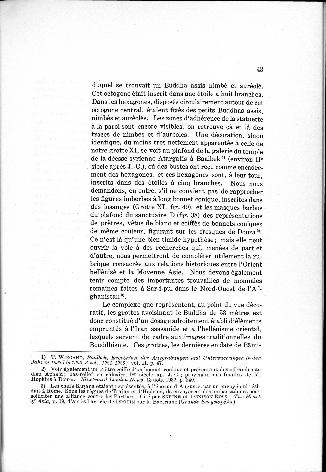 L'Œuvre de la Délégation Archéologique Française en Afghanistan (1922-1932) : vol.1 / 53 ページ（白黒高解像度画像）