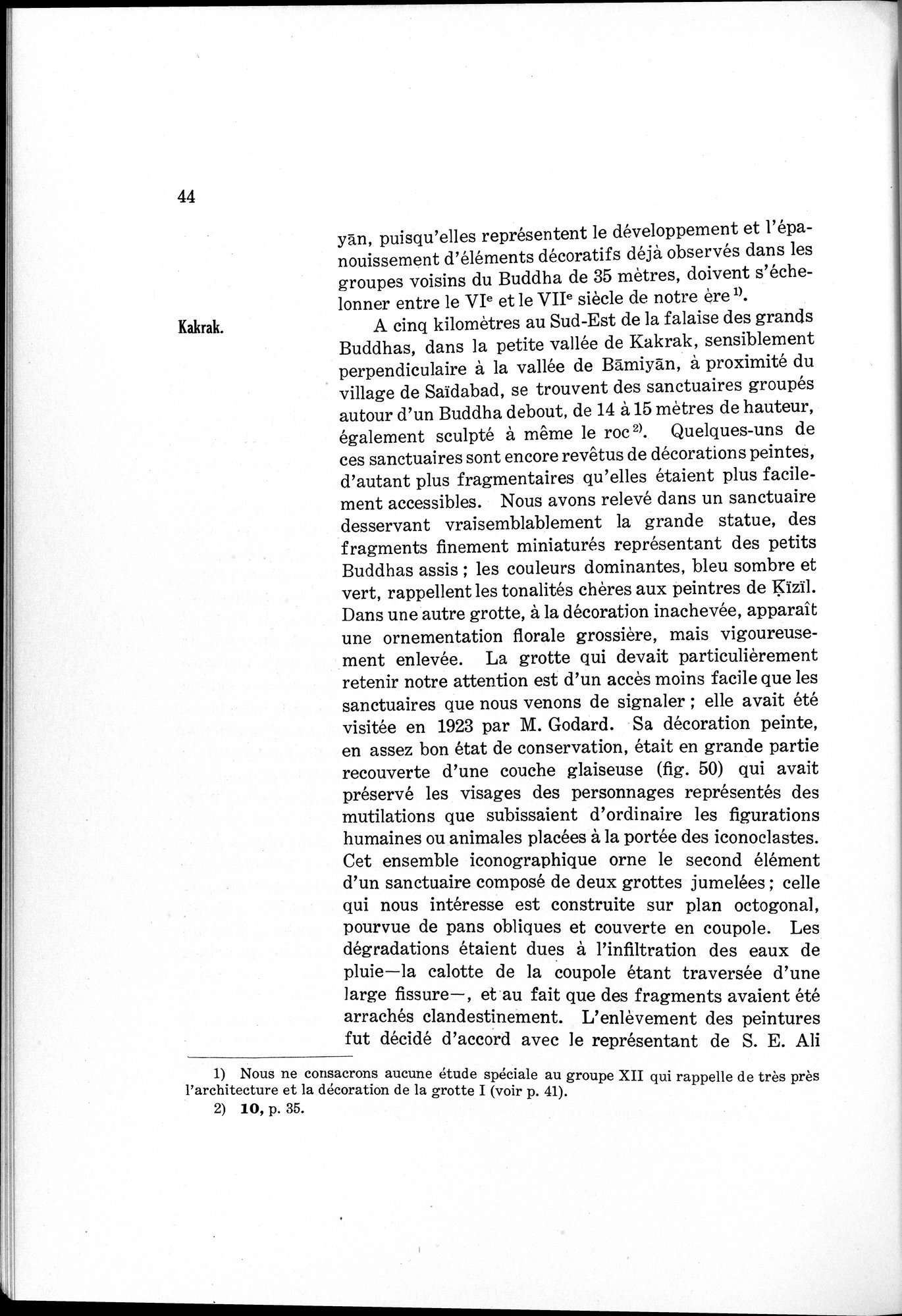 L'Œuvre de la Délégation Archéologique Française en Afghanistan (1922-1932) : vol.1 / 54 ページ（白黒高解像度画像）
