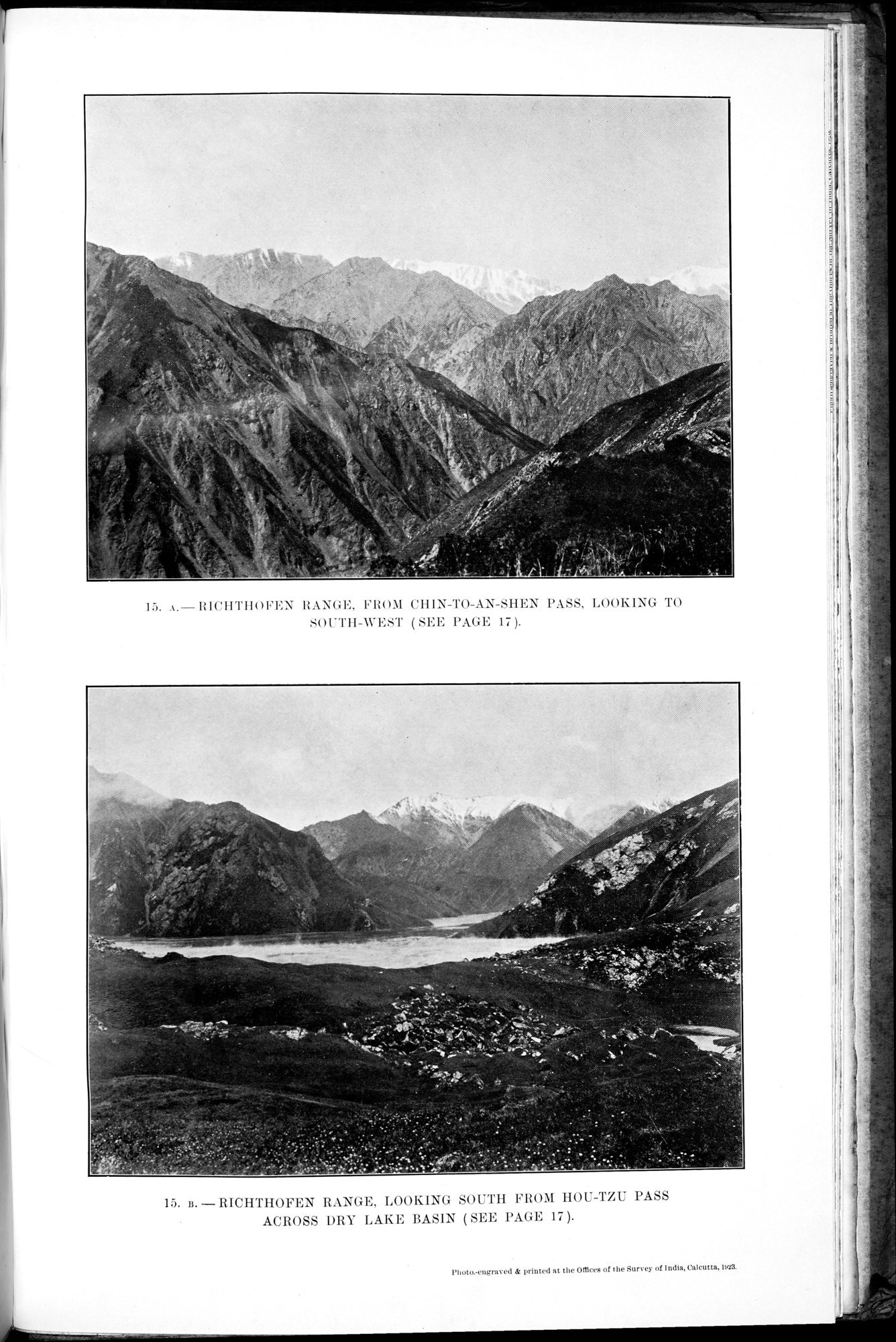 Memoir on Maps of Chinese Turkistan and Kansu : vol.1 / 261 ページ（白黒高解像度画像）
