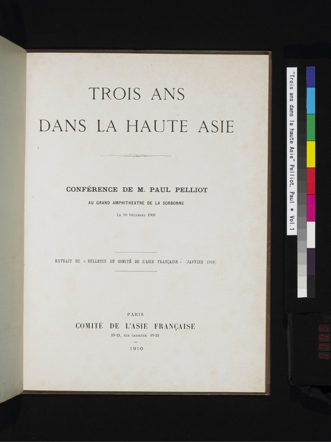 Trois Ans dans la Haute Asie : vol.1 / 7 ページ（カラー画像）