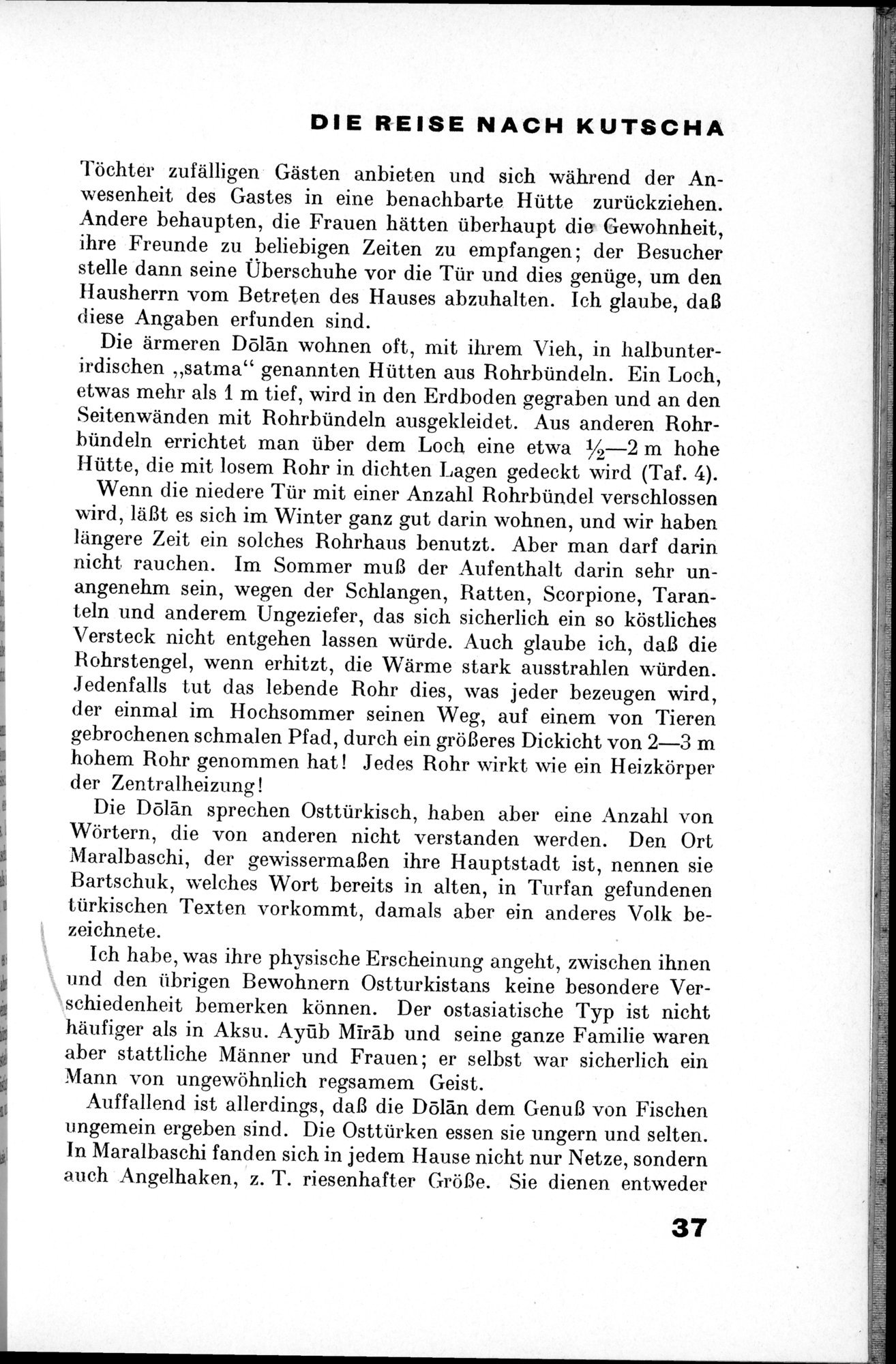 Von Land und Leuten in Ostturkistan : vol.1 / 57 ページ（白黒高解像度画像）