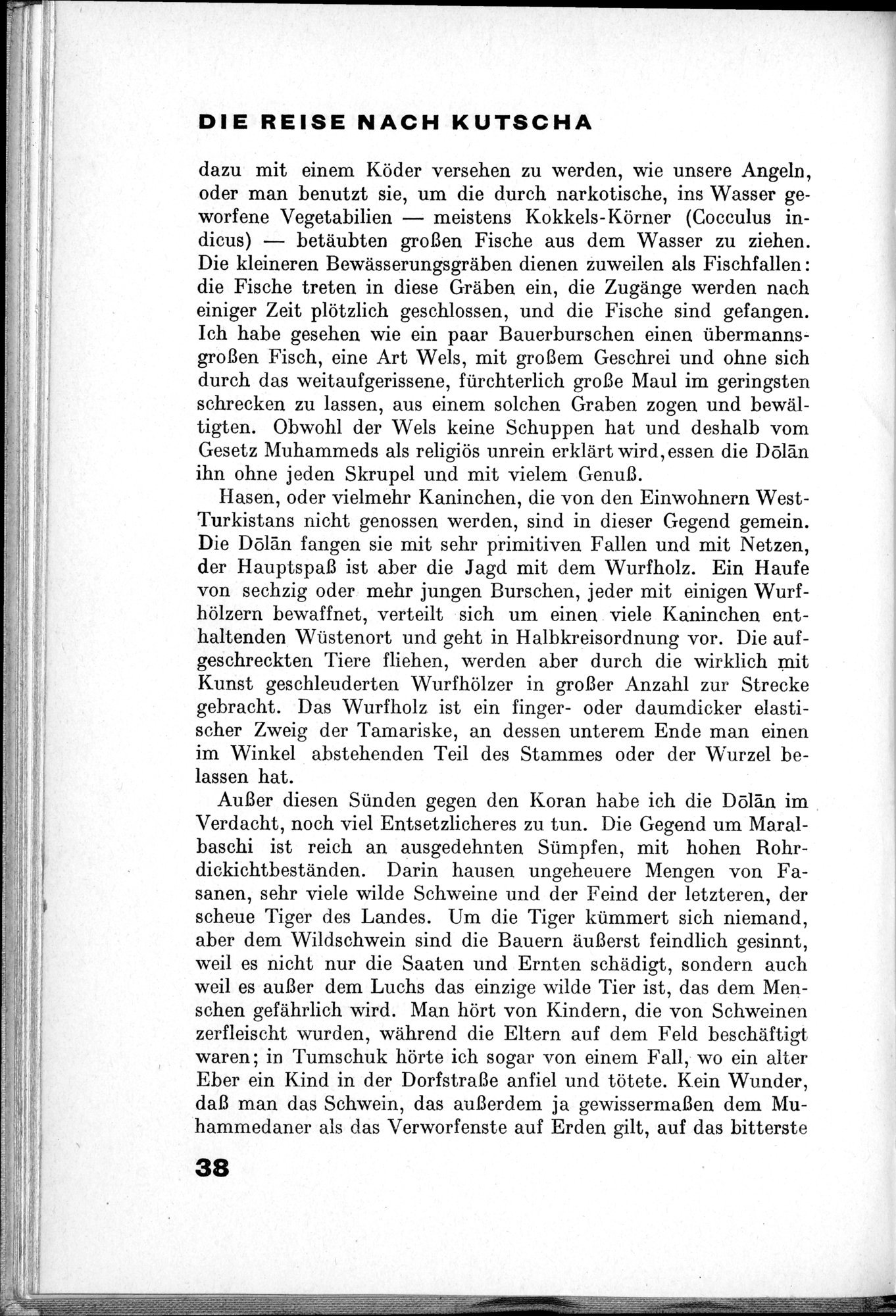 Von Land und Leuten in Ostturkistan : vol.1 / 58 ページ（白黒高解像度画像）