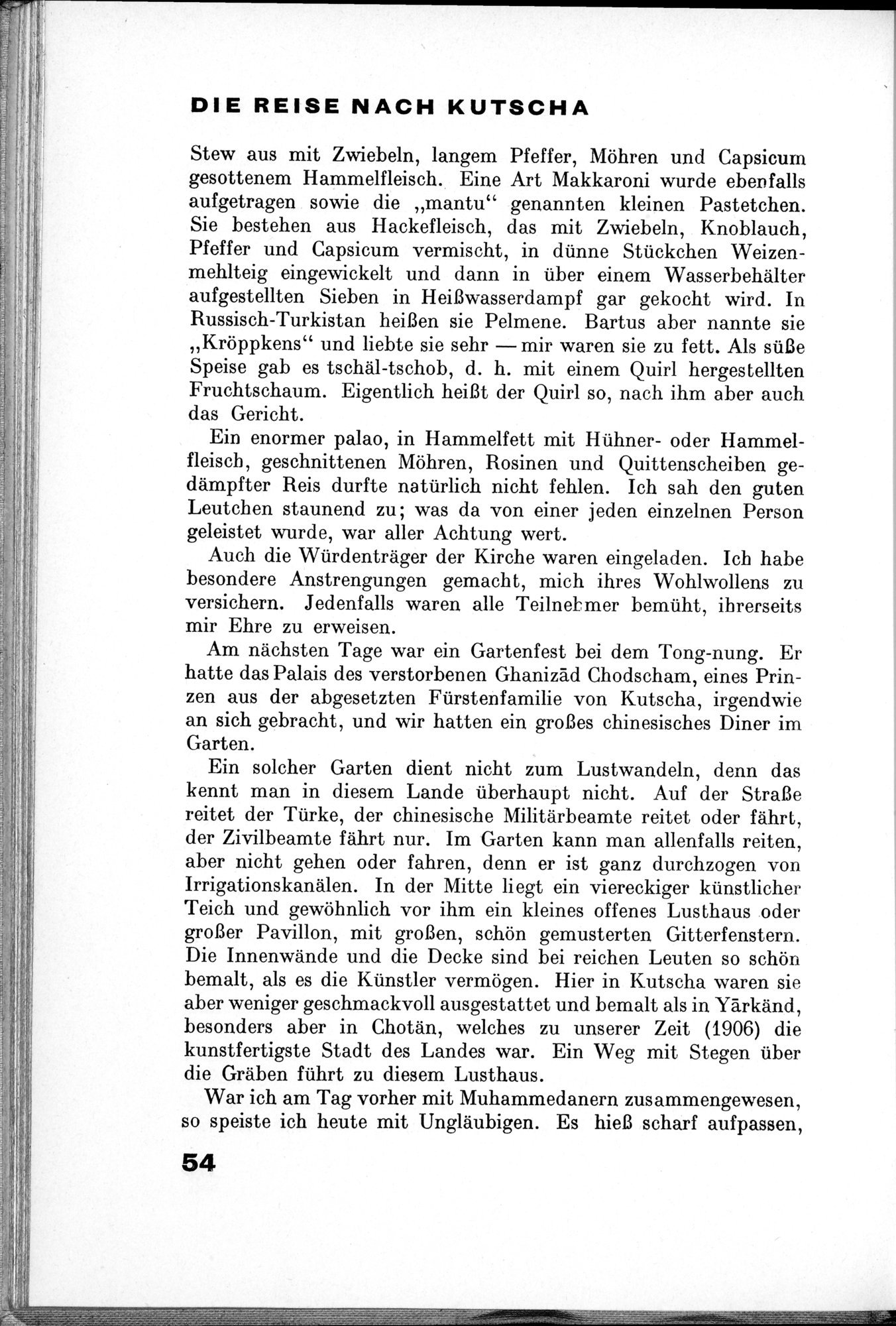Von Land und Leuten in Ostturkistan : vol.1 / 80 ページ（白黒高解像度画像）